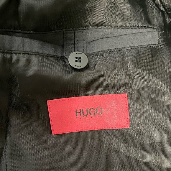 Hugo Boss Relaxed-fit Sparkle-effect Blazer Size 42R - Picture 8 of 11